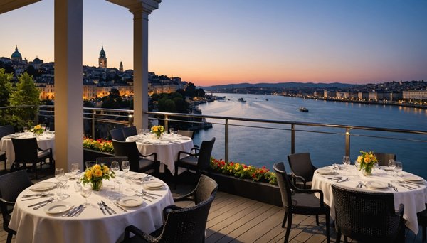 Un repas avec vue : Profitez d'une expérience mémorable sur la terrasse du Bellerive